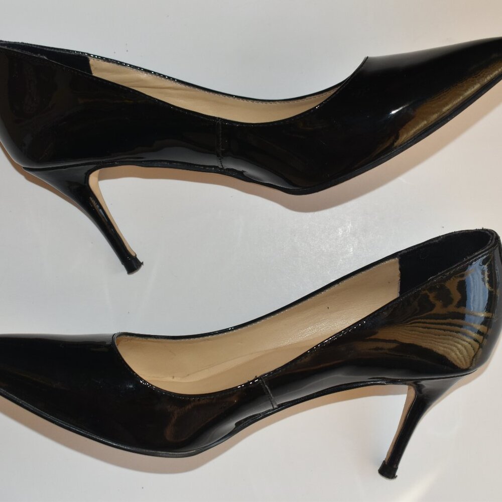 Ivanka Trump Black Patent Leather Pumps US 6.5